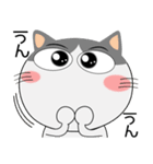ハチワレ猫★動物パペット大集合 再び（個別スタンプ：4）