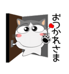 ハチワレ猫★動物パペット大集合 再び（個別スタンプ：16）