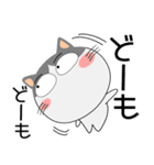 ハチワレ猫★動物パペット大集合 再び（個別スタンプ：17）