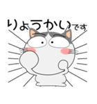 ハチワレ猫★動物パペット大集合 再び（個別スタンプ：21）