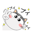 ハチワレ猫★動物パペット大集合 再び（個別スタンプ：24）