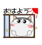 ハチワレ猫★動物パペット大集合 再び（個別スタンプ：32）