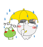 ハチワレ猫★動物パペット大集合 再び（個別スタンプ：35）