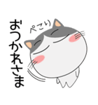 ハチワレ猫★動物パペット大集合 再び（個別スタンプ：37）