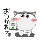 ハチワレ猫★動物パペット大集合 再び（個別スタンプ：38）