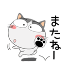 ハチワレ猫★動物パペット大集合 再び（個別スタンプ：40）