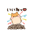 ハムスター3兄弟の飛び出すスタンプ（個別スタンプ：8）