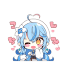 ホロライブ公式スタンプ「雪花ラミィ」（個別スタンプ：1）