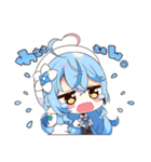 ホロライブ公式スタンプ「雪花ラミィ」（個別スタンプ：5）