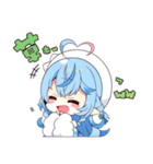 ホロライブ公式スタンプ「雪花ラミィ」（個別スタンプ：6）