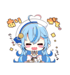 ホロライブ公式スタンプ「雪花ラミィ」（個別スタンプ：10）