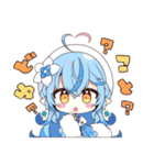 ホロライブ公式スタンプ「雪花ラミィ」（個別スタンプ：14）