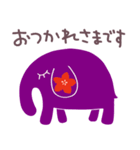 花色☆ゾウのパレット（個別スタンプ：3）