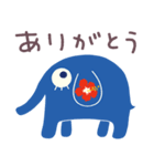 花色☆ゾウのパレット（個別スタンプ：9）