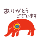 花色☆ゾウのパレット（個別スタンプ：10）