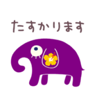 花色☆ゾウのパレット（個別スタンプ：11）