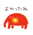花色☆ゾウのパレット（個別スタンプ：12）