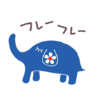 花色☆ゾウのパレット（個別スタンプ：13）