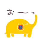 花色☆ゾウのパレット（個別スタンプ：22）