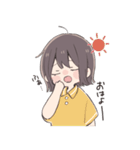 だいすきな人へ届けるスタンプ 女の子（個別スタンプ：1）