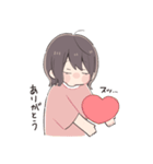 だいすきな人へ届けるスタンプ 女の子（個別スタンプ：12）