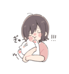 だいすきな人へ届けるスタンプ 女の子（個別スタンプ：18）
