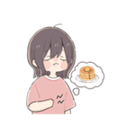 だいすきな人へ届けるスタンプ 女の子（個別スタンプ：21）