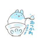 かき氷うさぎ（個別スタンプ：2）