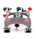 今日は、黒柴くん（個別スタンプ：21）