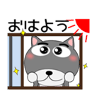 今日は、黒柴くん（個別スタンプ：25）