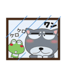 今日は、黒柴くん（個別スタンプ：29）