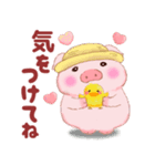Butaさんの夏（個別スタンプ：35）