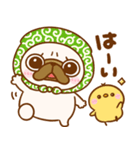 パグの日♡パグちゃん（個別スタンプ：3）