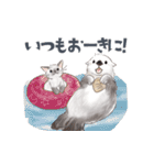 ゆかいな猫と動物たちのスタンプwith関西（個別スタンプ：6）
