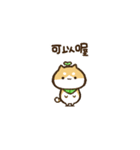 【動く】豆しばくん☆台湾（個別スタンプ：19）