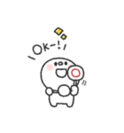 しらたま◎あいさつスタンプ #6（個別スタンプ：2）