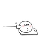 しらたま◎あいさつスタンプ #6（個別スタンプ：18）