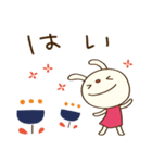 北欧テイスト☆てるてるうさぎ（個別スタンプ：15）