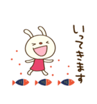 北欧テイスト☆てるてるうさぎ（個別スタンプ：23）