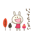 北欧テイスト☆てるてるうさぎ（個別スタンプ：24）