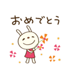 北欧テイスト☆てるてるうさぎ（個別スタンプ：29）