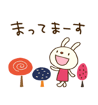 北欧テイスト☆てるてるうさぎ（個別スタンプ：35）