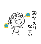 ゆる敬語☆花リボン（個別スタンプ：24）