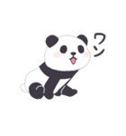 【激しく動く】もふもふパンダンミニ（個別スタンプ：10）