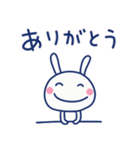 関西弁☆ほぼ白うさぎ×大阪府（個別スタンプ：34）