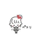 おだんごGIRL◎あいさつスタンプ #2（個別スタンプ：8）