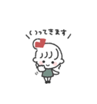 おだんごGIRL◎あいさつスタンプ #2（個別スタンプ：11）
