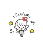 おだんごGIRL◎あいさつスタンプ #2（個別スタンプ：14）
