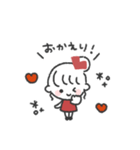 おだんごGIRL◎あいさつスタンプ #2（個別スタンプ：16）