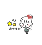 おだんごGIRL◎あいさつスタンプ #2（個別スタンプ：17）
